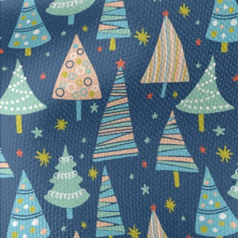 Colorful Geometric Christmas T Waterproof Canvas