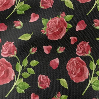 Bright Rose Flowers Waterproof Canvas