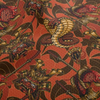 Koi Snake Warrior Athletic Mesh Flat Back