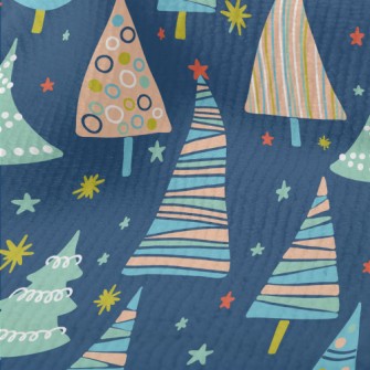 Colorful Geometric Christmas T Terry