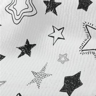 Sketch Basket Empty Stars Terry