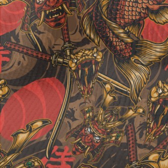 Fierce Japanese Samurai Terry