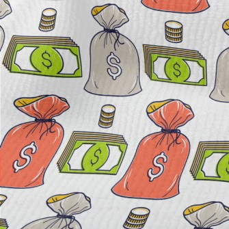 Dollar Banknotes And Coins Terry