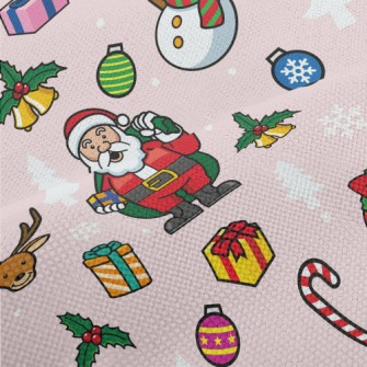 Santa Claus Reindeer Snowman Performance Linen