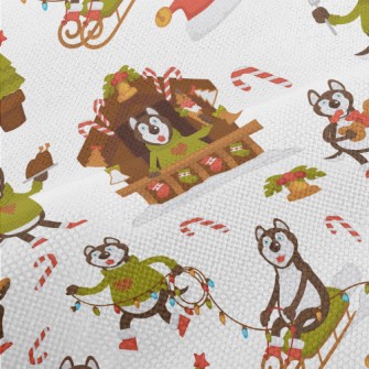 A Big Bad Wolf Christmas Performance Linen