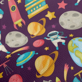 Space Astronaut Rocket Performance Linen