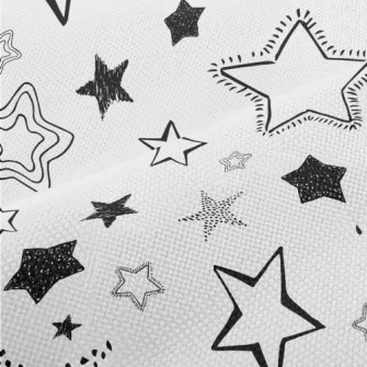 Sketch Basket Empty Stars Performance Linen