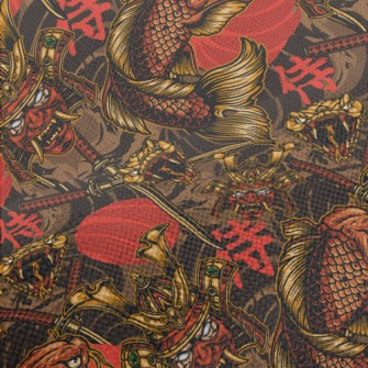 Fierce Japanese Samurai Performance Linen