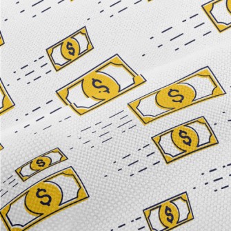 Full Of US Dollar Bills Performance Linen