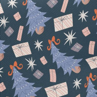 Bow Christmas Tree Twill
