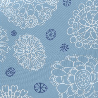 Beautiful Line Flower Twill