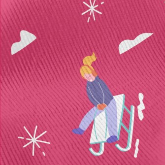 Like To Play With Snowmen Standard Corduroy