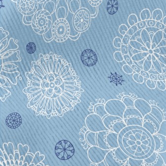 Beautiful Line Flower Standard Corduroy