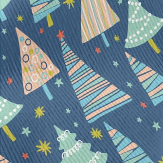 Colorful Geometric Christmas T Standard Corduroy