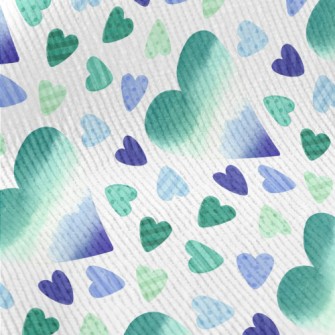 Watercolor Gradient Love Heart Standard Corduroy