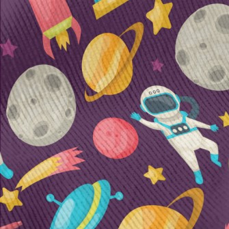 Space Astronaut Rocket Standard Corduroy