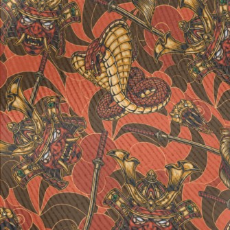 Koi Snake Warrior Standard Corduroy