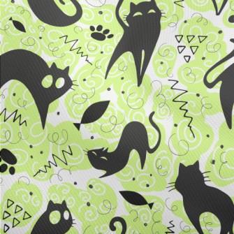 Fluorescent Playful Cat Dobby