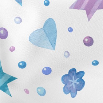 Cute Watercolor Love Hearts An Stretch Ponte