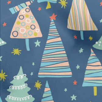 Colorful Geometric Christmas T Micro Fleece