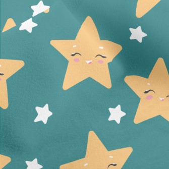 Charming Smiling Star Micro Fleece
