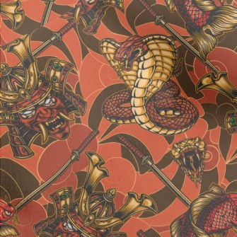 Koi Snake Warrior Micro Fleece