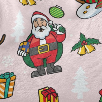 Santa Claus Reindeer Snowman Minky