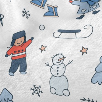 Christmas Happy Kids Minky