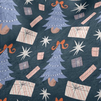 Bow Christmas Tree Minky