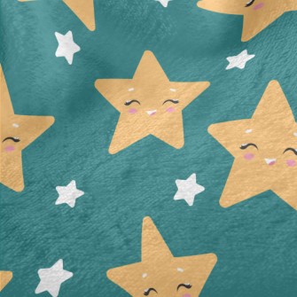 Charming Smiling Star Minky
