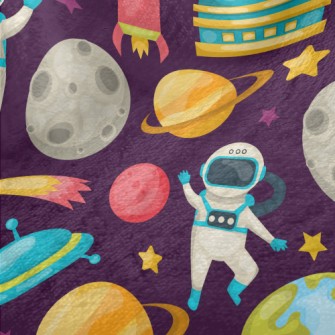 Space Astronaut Rocket Minky