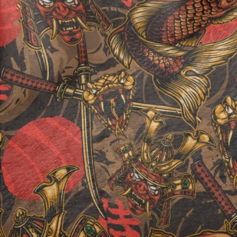 Fierce Japanese Samurai Minky