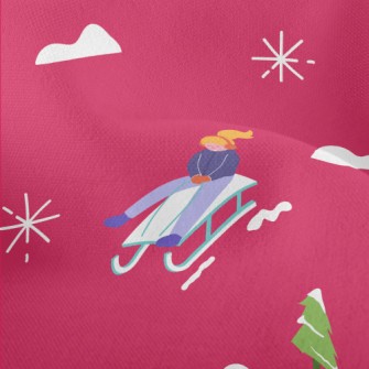 Like To Play With Snowmen Lightweight Performance Linen