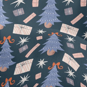 Bow Christmas Tree Lightweight Performance Linen