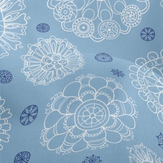 Beautiful Line Flower Lightweight Performance Linen