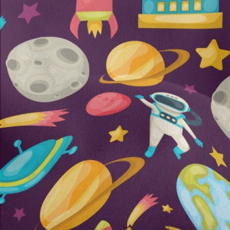 Space Astronaut Rocket Lightweight Performance Linen