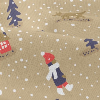 Snowball Fight People Modern Jersey