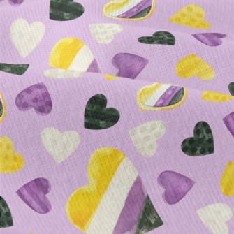 Contrast Watercolor Heart Modern Jersey