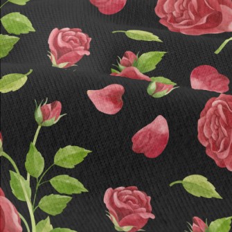 Bright Rose Flowers Modern Jersey