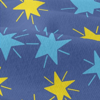 Radiating Hand Drawn Stars Modern Jersey