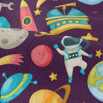 Space Astronaut Rocket Modern Jersey