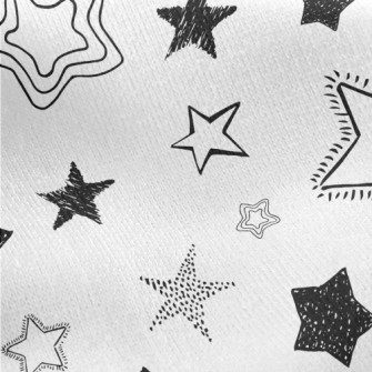 Sketch Basket Empty Stars Jersey Backed Fleece