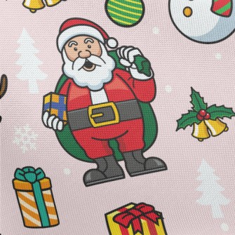 Santa Claus Reindeer Snowman Pongee