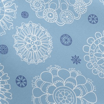 Beautiful Line Flower Pongee