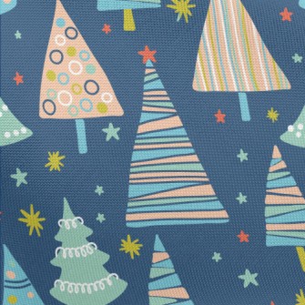 Colorful Geometric Christmas T Pongee