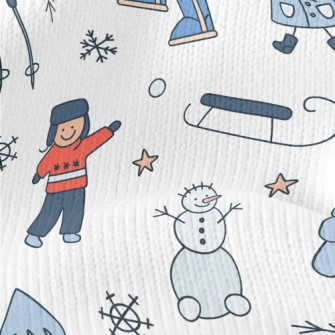 Christmas Happy Kids Stretch Jersey