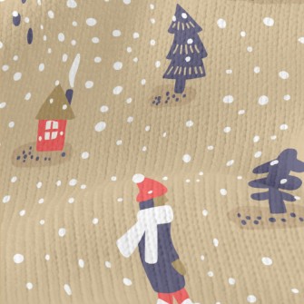 Snowball Fight People Stretch Jersey