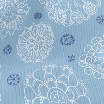 Beautiful Line Flower Stretch Jersey
