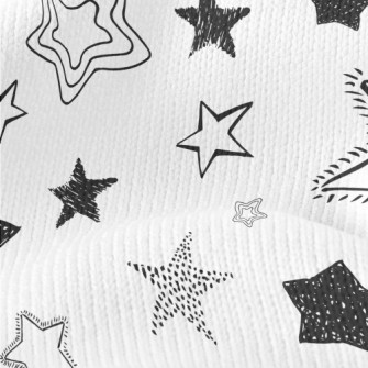 Sketch Basket Empty Stars Stretch Jersey