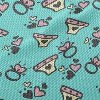 Love Ring And Underwear Birdseye Piqué